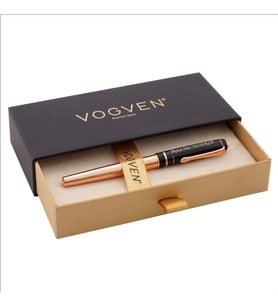 Vogven Marka İsme Özel Elegance Roller Kalem (Rose)