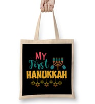 Cute & Adorable My First Hanukkah Candles Bez Çanta Uzun Saplı