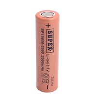 SP18650-2500 3.7V 18650 Model 2500mAh Li-İon Düz Kafa Pil