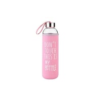 My Bottle Borosilikat Cam Matara Borcam Su Şişesi 1 Lt (Pembe)