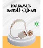 Katlanabilir Asılabilir Fan Usb Şarjlı Hafif Sessiz Tasarım