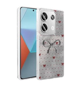 Xiaomi Redmi Note 13 Pro 4G Uyumlu Kılıf Kamera Korumalı Figürlü Zore Ponti Silikon Kapak