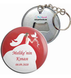 İsme Özel Kına Açacağı 24 Adet