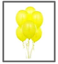 Balonevi Balon Metalik Sarı 100 lü