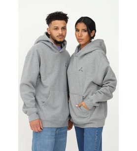 Nike Jordan Jumpman Unisex Pull Over Hoodie Kapüşonlu Gri Sweatshirt