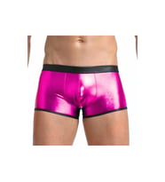 Fantezi Deri Görünümlü Pembe Erkek Boxer