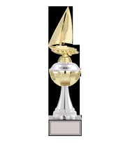 ODAK KUPA - Figürlü Kupalar - Yelken Figürlü Kupalar FG-045 A - 39 cm