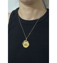 ÇELİK RESİMLİ DÖNEN KOLYE (Altın-Gümüş)