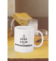 Bilgisayar Programcısı I Can't Keep Calm I'm Programmer Hediyelik Baskılı Kupa Bardak