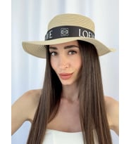 LW Marka Model Krem Hasır Şapka