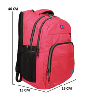 Konfores 1969-2238 Unisex Anatomik Yarasa Sırt Okul Çantası (Pembe)