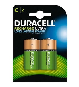 Duracell C Orta Boy 3000mAh Ni-Mh Şarj Edilebilir 2'li Pil
