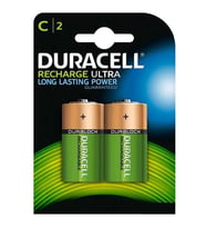 Duracell C Orta Boy 3000mAh Ni-Mh Şarj Edilebilir 2'li Pil