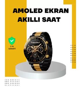 3 Bileklikli Amoled Akıllı Saat Bluetooth Çağrı Takipli