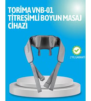 VNB-01 Titreşimli Boyun Masaj Aleti Gri Renk