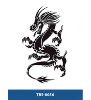 TBS-8056 ORTA BOY EJDERHA DESEN GEÇİCİ DÖVME-TATTO