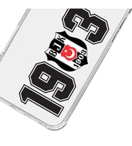 x Dekomus Lisanslı Beşiktaş Iphone 16 1903 Şeffaf Telefon Kılıfı "Dekomus Cep Defteri Hediyeli"