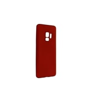Samsung Galaxy S9 Premium Silikon Kılıf Bordo