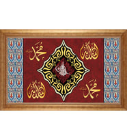 ALTIN ÇERÇEVELİ PASPARTULU TABLO CR331