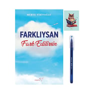 Farklıysan Fark Edilirsin - Merve Tiritoğlu - 9786258446241 -(KALEM VE BAYKUŞ NOT DEFTERLİ) (Krem)