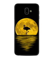 Samsung J6 Plus J7 Prime J7 Pro M20 Kılıf Desenli Silikon Ay ve Flamingo 1775