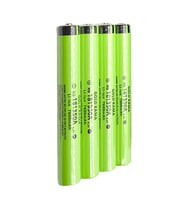 181350A 7600mAh 4.2V Li-ion Şarjlı Pil - 4 Adet (13.2 CM Uzunluk - 92 Gram - Dev Boy)