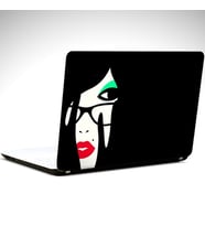 Girl Face Laptop Sticker 10 İnch (25X19CM)