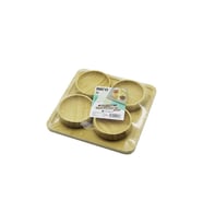 AHŞAP BAMBU 5PCS ÇEREZLİK - LOKUMLUK KASE SETİ 22X22CM (5343)