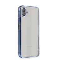 Samsung Galaxy A04 Kılıf Razer Lensli Silikon - Açık Mavi