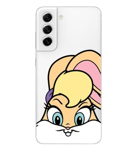 Samsung Galaxy S21 FE Uyumlu Lola Bunny Desenli Şeffaf Telefon Kılıfı