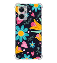 PrintiFy Xiaomi Redmi Note 11E Uyumlu Retro Color 1 Baskılı Şeffaf Köşe Korumalı Antişok Kılıf
