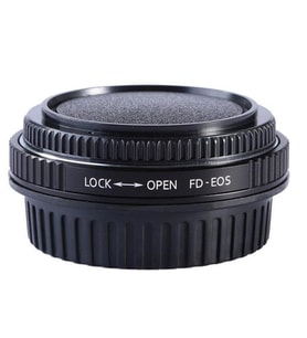 CANON EOS İÇİN, CANON FD LENS ADAPTÖRÜ OP TİKLİ (Siyah)
