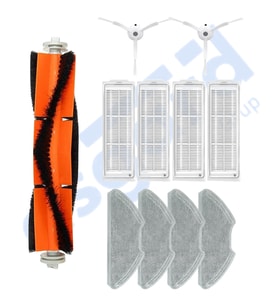 Xiaomi Mop 2 Pro (MJST1SHW) -Mop 2 Lite Uyumlu 1 Ana Fırça 2 Yan Fırça 4 Filtre 4 Mop PKT-iasgf0000362