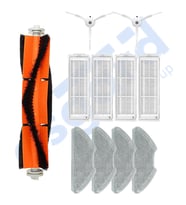Xiaomi Mop 2 Pro (MJST1SHW) -Mop 2 Lite Uyumlu 1 Ana Fırça 2 Yan Fırça 4 Filtre 4 Mop PKT-iasgf0000362
