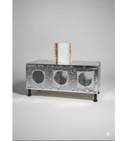Kedi evi Kedi yuvası -30 C dayanklı 3 bölmeli 3 kedilik ısı ve su yalıtımlı 90x40x36 cm