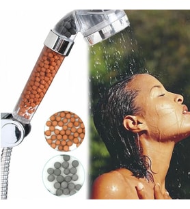Su Arıtmalı Duş Başlığı Tasarruflu Boncuklu Banyo Duş Başlığı ( Lisinya )