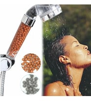 Su Arıtmalı Duş Başlığı Tasarruflu Boncuklu Banyo Duş Başlığı ( Lisinya )