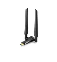 Usb Wıfı Adaptor 2.4Ghz&5Ghz Aıc8832Bu Ax1800 Wifi6 1200Mbps Siyah UAX06
