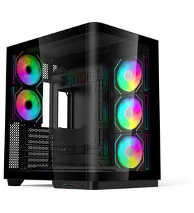 Hyper Rocket V335R ATX 8 Argb Fan Siyah Oyuncu Kasası