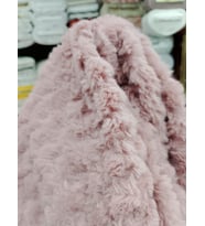 DESENLİ TOSCANA PELUŞ KUMAŞ (Pembe)