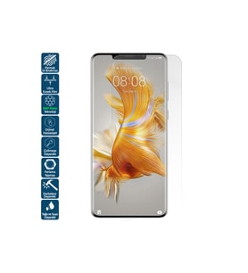 Huawei Mate 50 Pro Mat Parmak İzi Bırakmayan Nano Ekran Koruyucu Film (Siyah)
