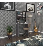 Kenzlife bilgisayar çalışma masası hamilton70 gri ofis sekreter laptop