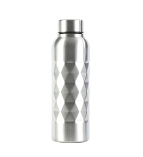 Çelik Gri 750 ml Spor Matara Suluk cin339