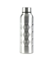 Çelik Gri 750 ml Spor Matara Suluk cin339