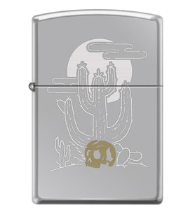 Zippo Çakmak Cactus And Skull Design 250-116087