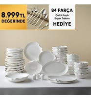 Karaca Earth Collection Crest 55 Parça 12 Kişilik Yemek Takımı