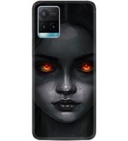 Vivo Y21a Plus Kılıf Resimli Desenli Silikon Platinium Series Dark Woman 1887