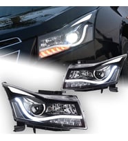 Chevrolet Cruze Kaşlı Led Far Takımı Bi-Xenon
