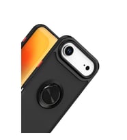 Apple İphone 17 Air Montreal Yüzüklü Silikon Kapak - Siyah