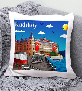 Kadıköy Tasarımlı Yastık